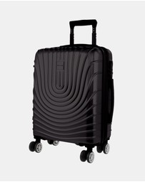 Pierre Cardin - Pierre Cardin Palais Hard Shell Medium and Cabin 2-Piece Set + Luggage Tag