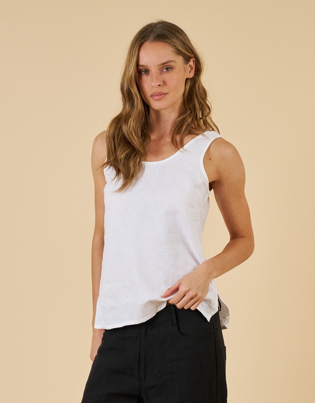 CAMIXA - Tanya Tank Linen Top