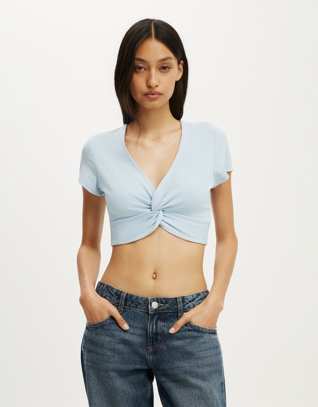 Cotton On - Bri Cropped Cardi Tee