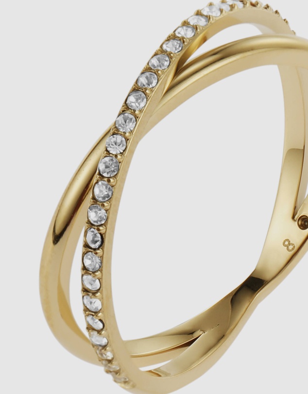 Fossil - Fossil Vintage Iconic Gold Ring JF03752710