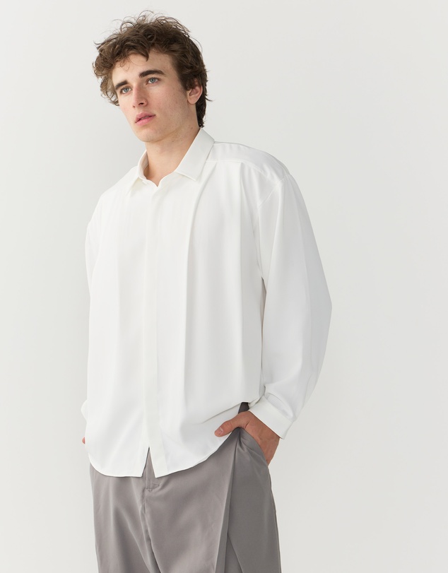 Justin Cassin - Lucien Pleated Shirt