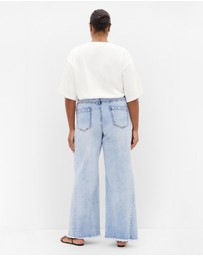 City Chic - Harley Fit Aliya Wide Leg Jean