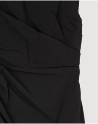 Revibe - Repaired Shona Joy Campbell Off Shoulder Maxi Dress - AU 10