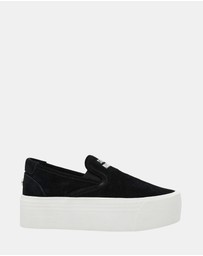 Steve Madden - Clifftop Black Suede Sneakers