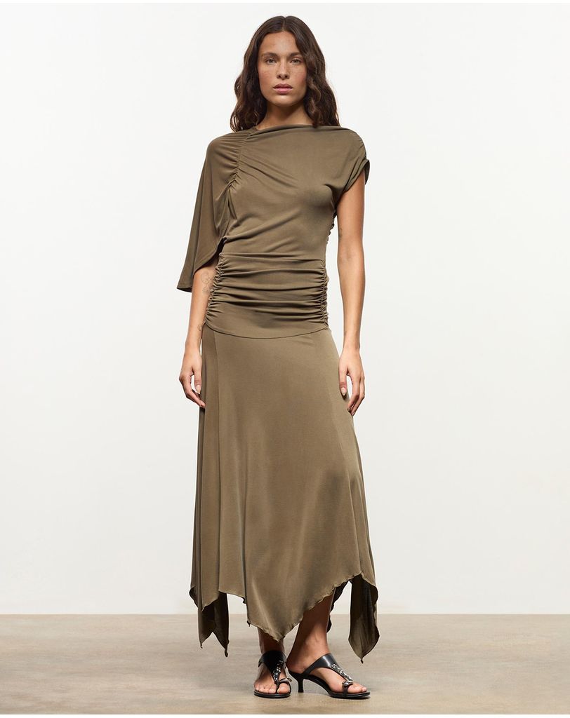 laagam green dress Laagam Karla Maxi Dress