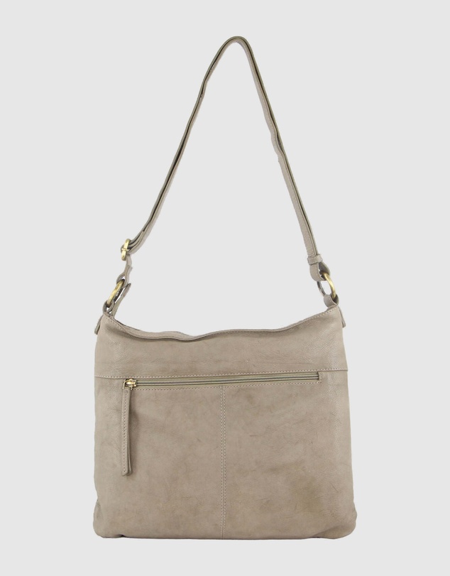 Pierre Cardin - Woven Leather Flap Cross-Body Bag