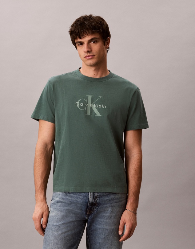 Calvin Klein Jeans - Acid Wash Monologo Graphic Relaxed T-Shirt