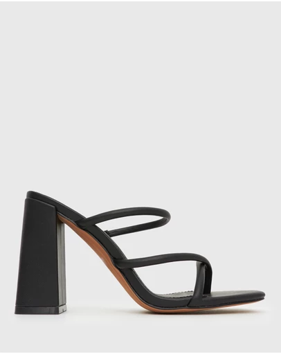 Betts - Shaq High Block Heel Mules