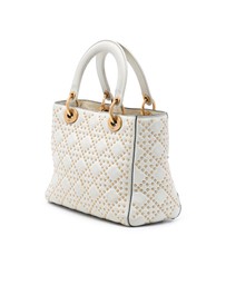 Pre-Loved by Azura Reborn - Pre-Loved Medium Lambskin Cannage Studded Supple Lady Dior