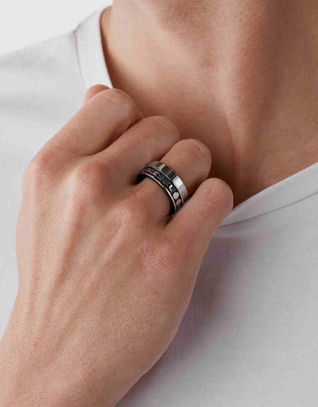 Diesel - Ring Silver-Tone Ring DX1170040