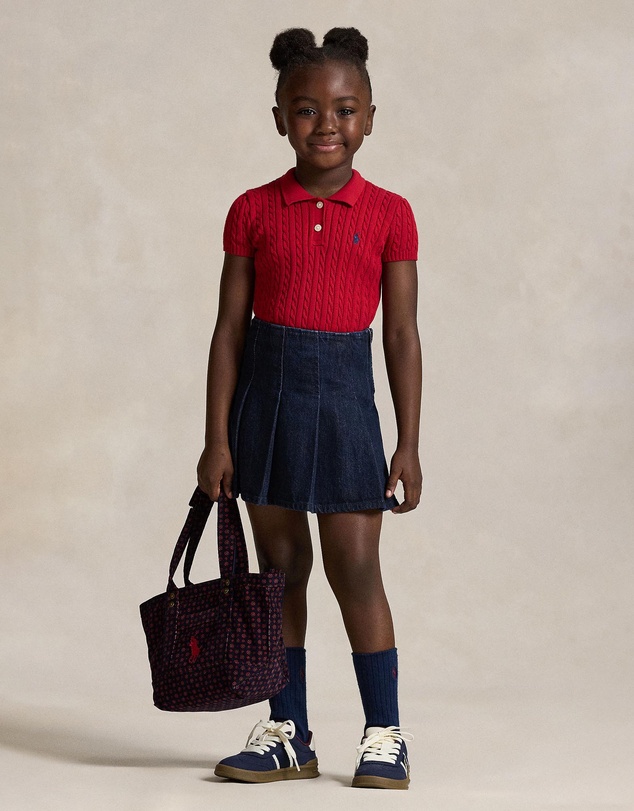 Polo Ralph Lauren - Mini-Cable Cotton Polo Sweater - ICONIC EXCLUSIVE - Kids