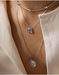 Wanderlust + Co - Falling Star Heirloom Locket Necklace