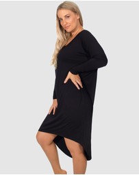 B Free Intimate Apparel - Bamboo Long Sleeve Tunic Dress
