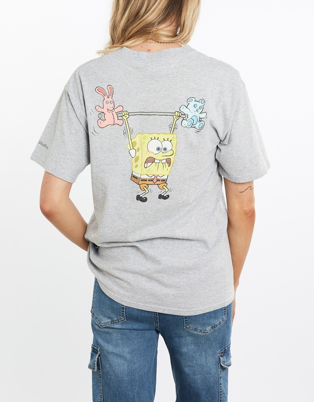 Vintage by The Real Deal - Pre Loved - Vintage SpongeBob SquarePants Cartoon Tee