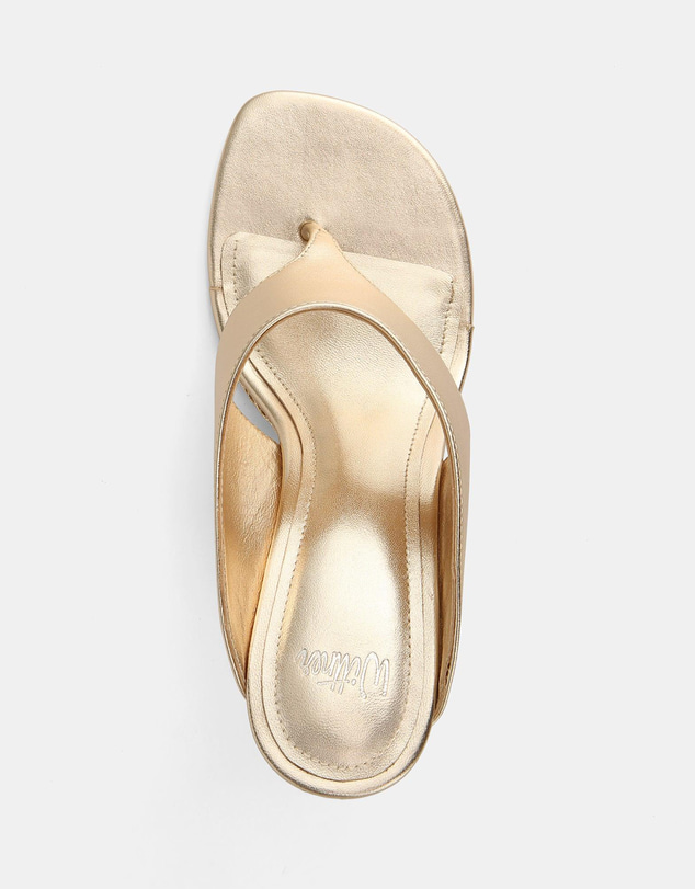 Wittner - Violet Wedges Champagne Leather