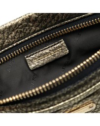 Pre-Loved by Azura Reborn - Pre-Loved Metallic Grained Leather Wristlet Clutch