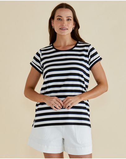 Blue/Black Stripe