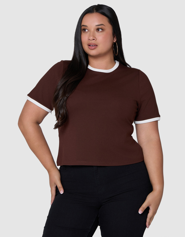 Sunday In The City - Luxe Contrast Tee