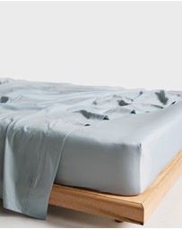 Linen House - Vienna 300TC Cotton Percale Sheet Set 50cm