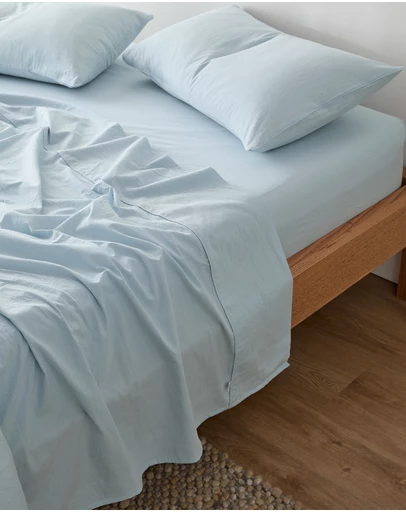 Sheet Society - Leo Washed Cotton Fitted Sheet Set