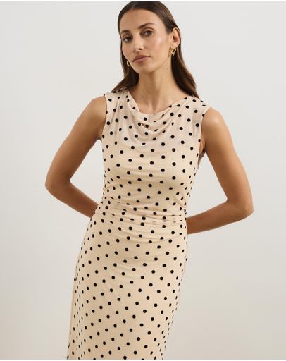 Cream Base Polkadot