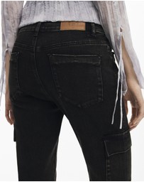 Desigual - Straight jeans with multiple pockets
