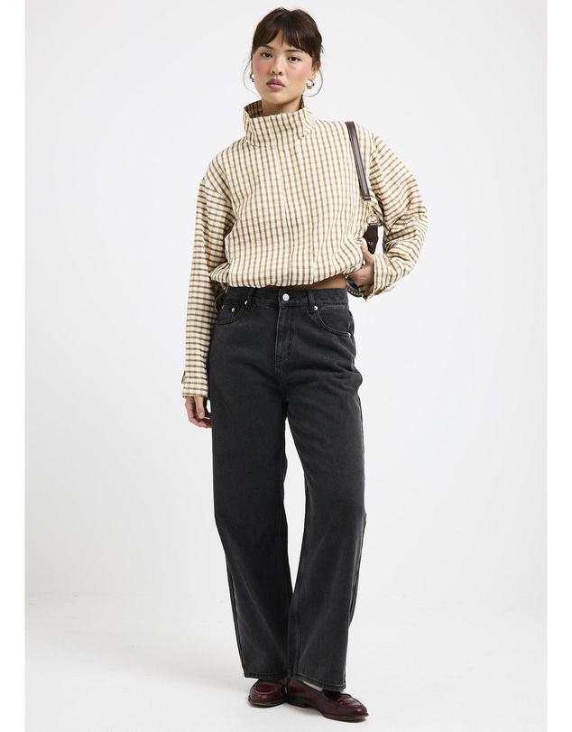 Subtitled - Alexa Mid Rise Denim Jeans Petite Relaxed