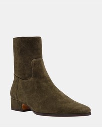 Steve Madden - Dusty Olive Suede Boots