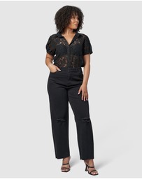 Sunday In The City - Love Lost Lace Shirt