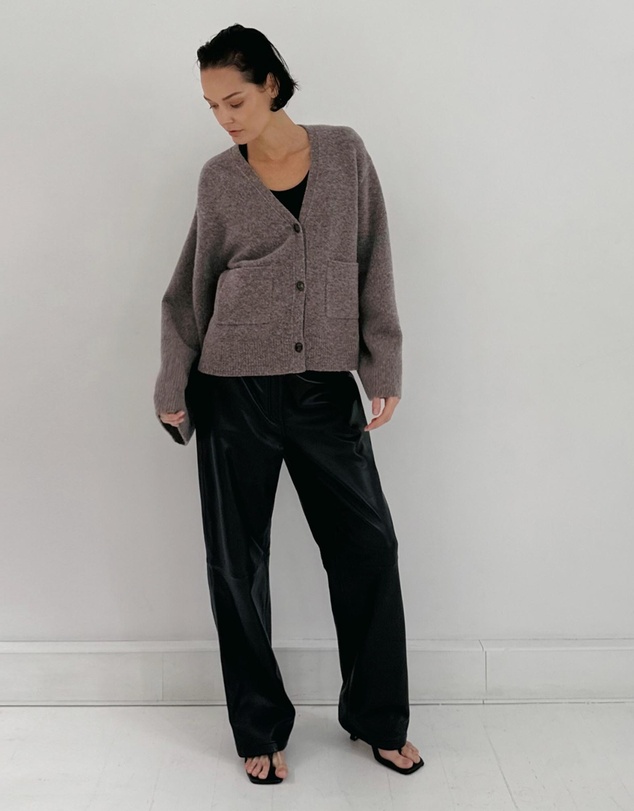Minima Esenciales - Nervio Leather Look Pants