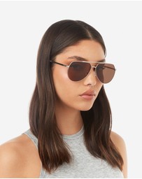 Hawkers Co - HAWKERS - Polarized Karat Brown SHADOW Sunglasses for Men and Women UV400
