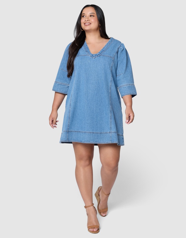 Indigo Tonic - Zoey Chambray Mini Dress