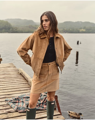 All About Eve - Bambi Cord Bomber Tan