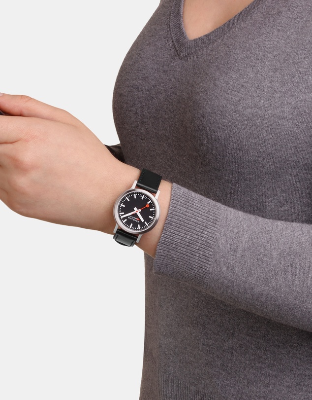 Mondaine - Mondaine Official Swiss Railways Stop2Go Automatic Super-LumiNova® Watch