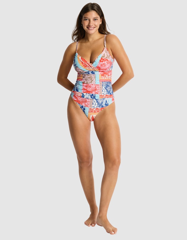 Sea Level Australia - Coco Island Wrap Front DD/E Cup One Piece