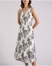 David Lawrence - Lyla Stretch Linen Dress