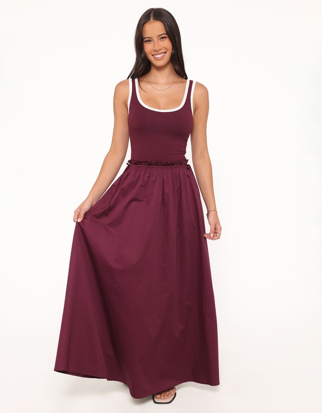 Petal & Pup - Finesse Maxi Dress - Burgundy