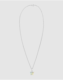 Elli Jewelry - Necklace Kids Butterfly Pendant Sparkling Playful with Crystal in 925 Sterling Silver