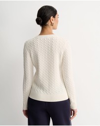Sportscraft - Merino Wool Baby Cable Sweater