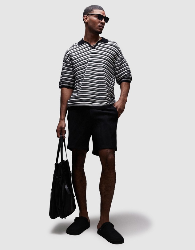 Topman - Knitted Stripe Polo