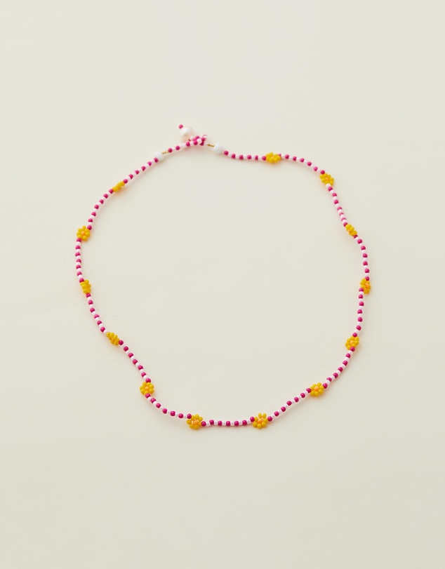 Senso - Pink Daisy Chain Choker