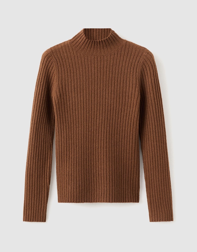 M.N.G - Knitted Sweater With Perkins Neck