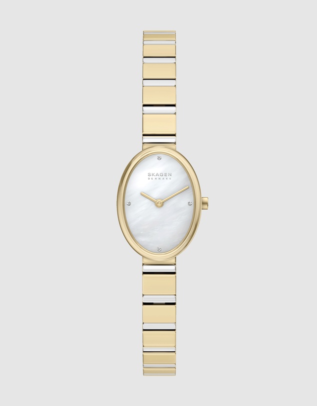 Skagen - Anita Oval Two Tone Analogue Watch