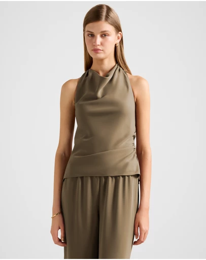 Forever New - Evelyn Halter Neck Backless Top