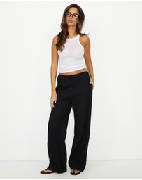 Dazie - Solvento Linen Blend Pants