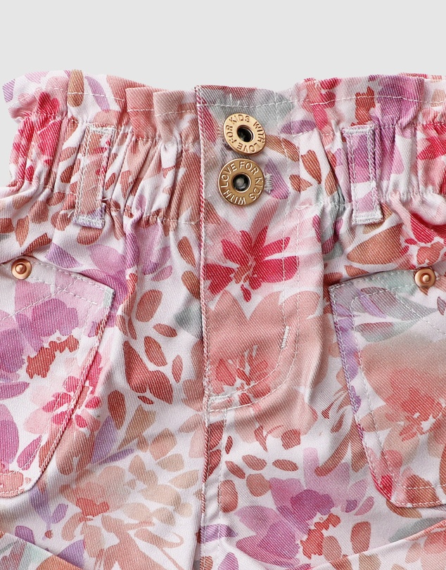 WITH LOVE FOR KIDS - Paperbag Denim Shorts - Babies - Kids