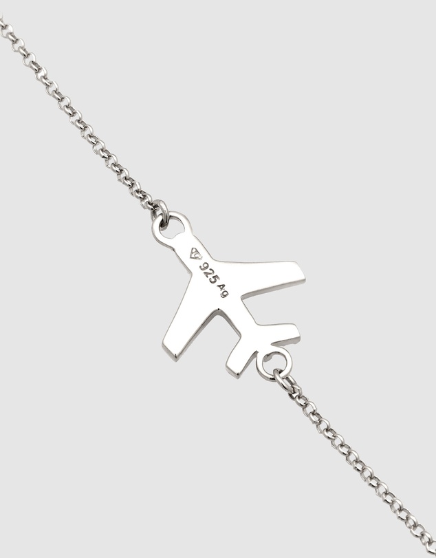 Elli Jewelry - Bracelet Crystal Aeroplane 925 Sterling Silver