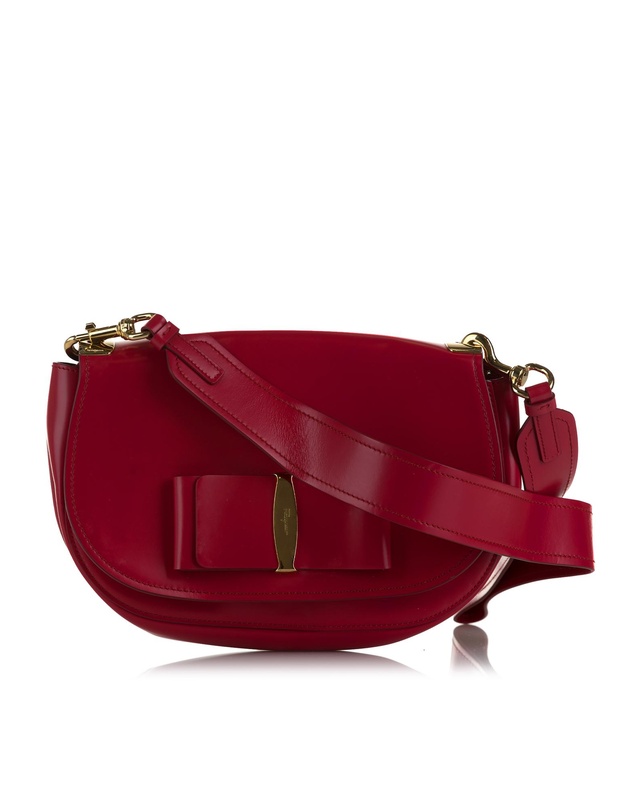 Pre-Loved by Azura Reborn - Pre-Loved Ferragamo Leather Vara Shoulder Bag