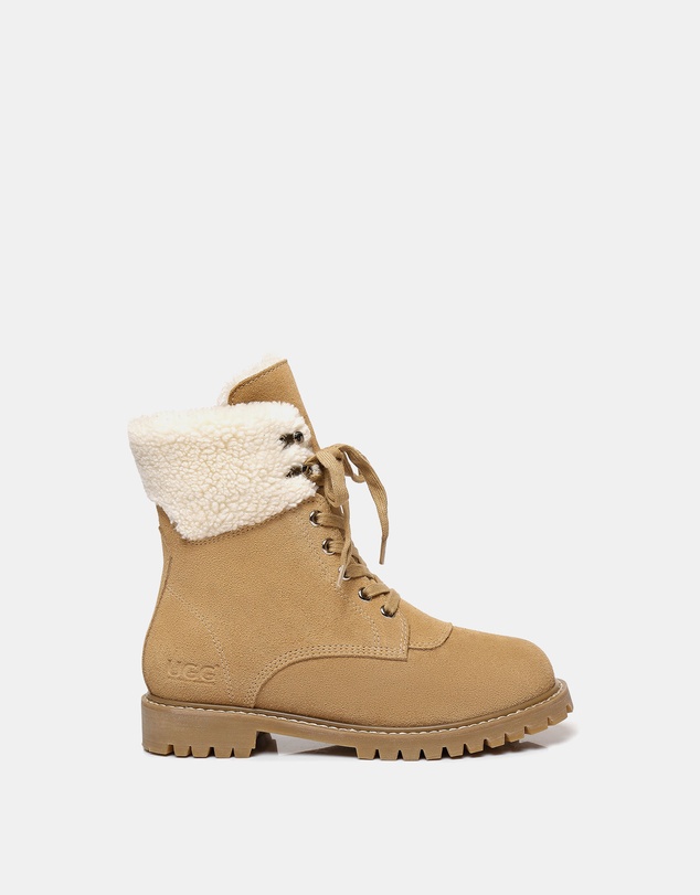 EVERAU - Australian Shepherd Ugg Mina Cow Suede Upper Martens