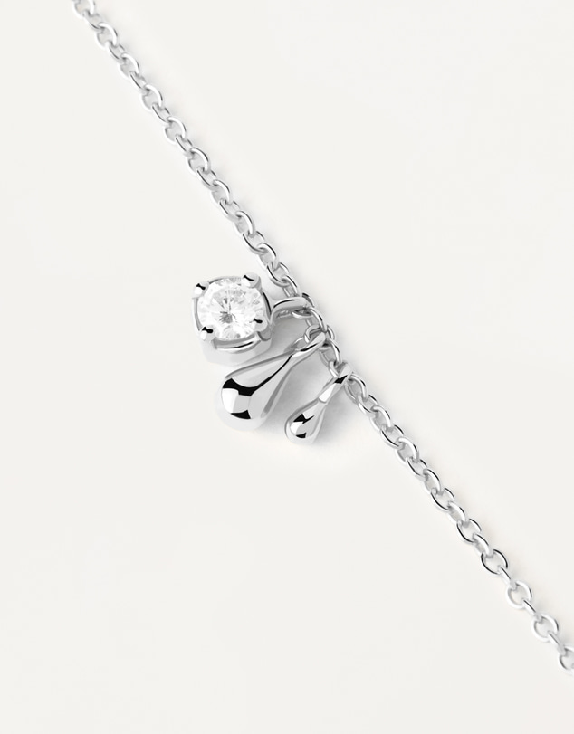 PDPAOLA - Water Silver Necklace